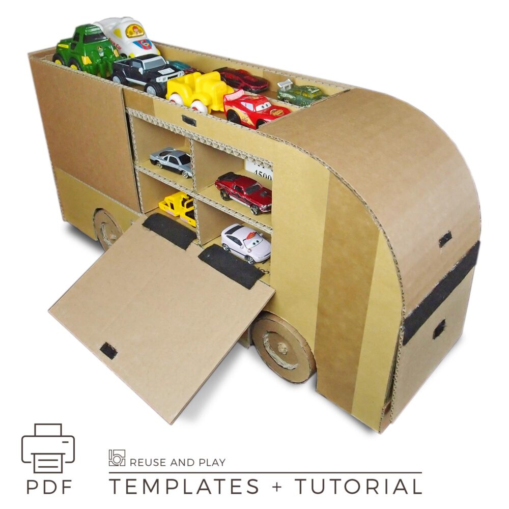 Toy Truck Transport Car Carrier Templates