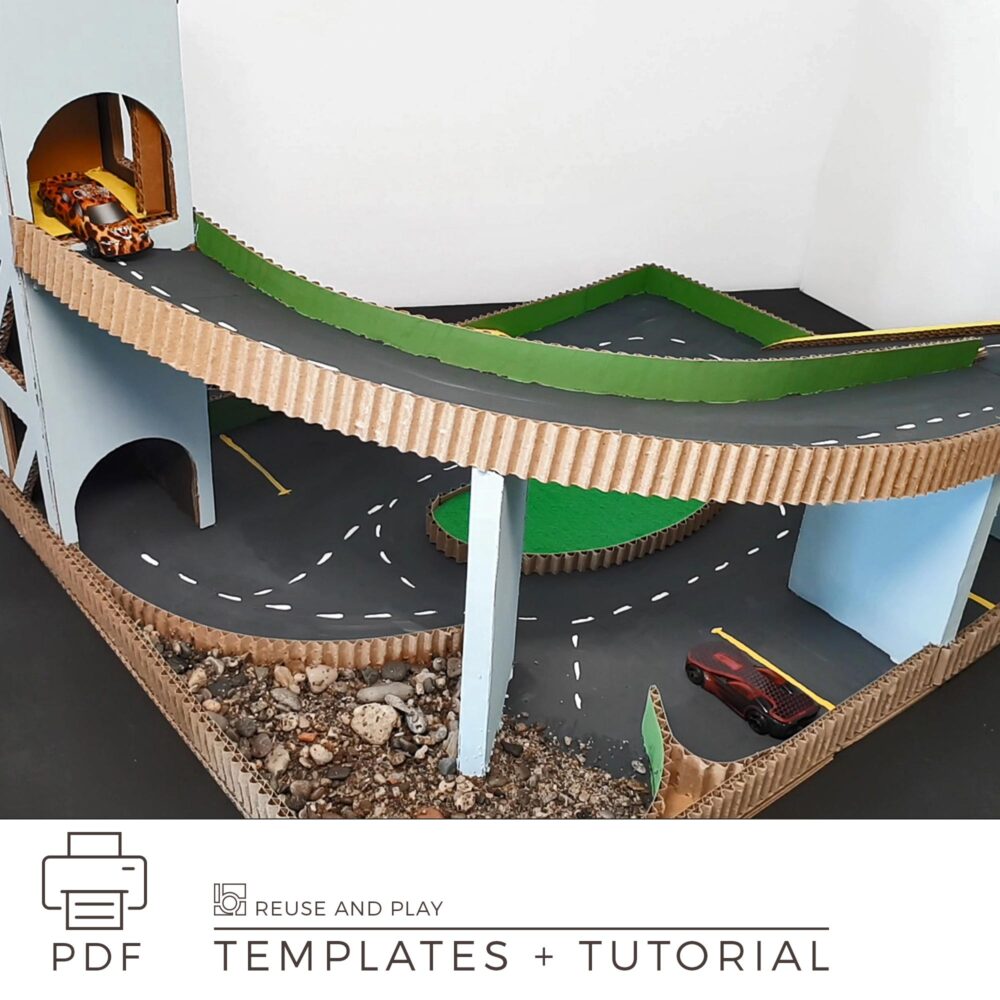 DIY Toy Car Play Mat: Printable templates and a full PDF guide