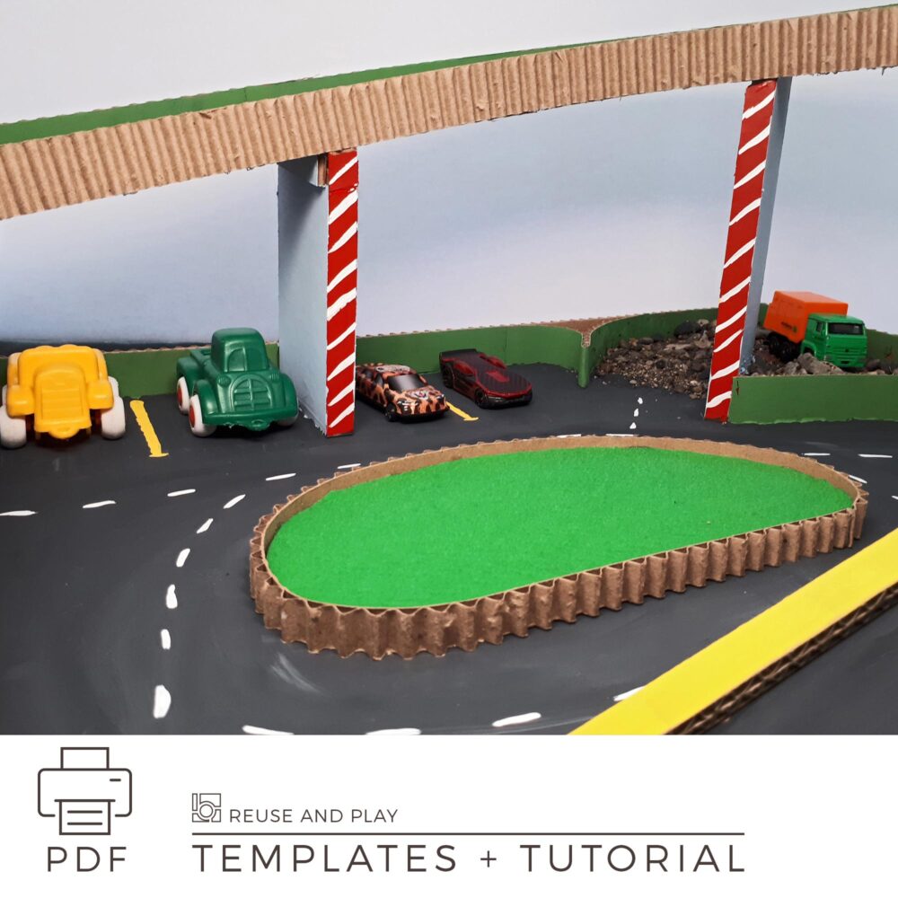 DIY Toy Car Play Mat: Printable templates and a full PDF guide
