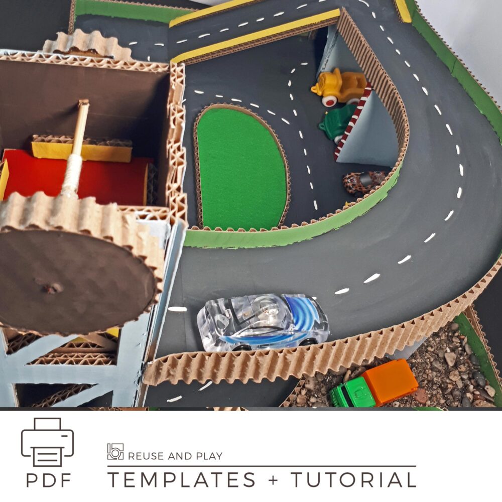 DIY Toy Car Play Mat: Printable templates and a full PDF guide
