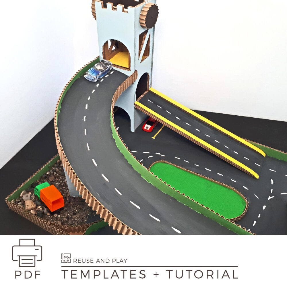DIY Toy Car Play Mat: Printable templates and a full PDF guide
