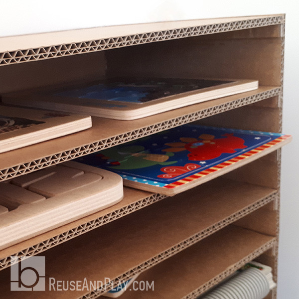 Puzzle Storage Bookcase DIY Furniture Printable PDF Tutorial