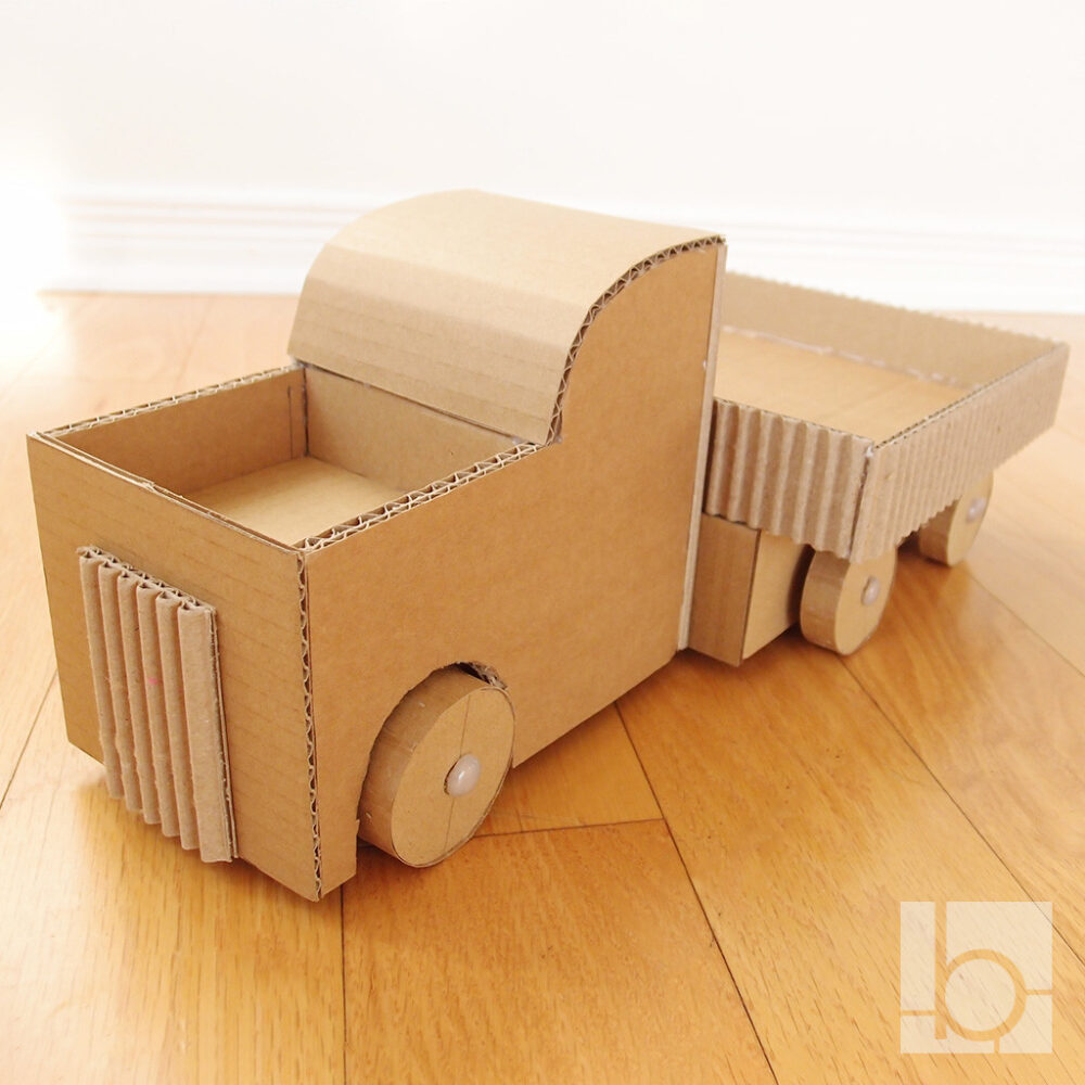 Cardboard Truck DIY