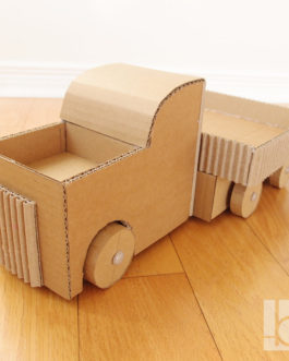 Truck out of cardboard with patterns and tutorials gt