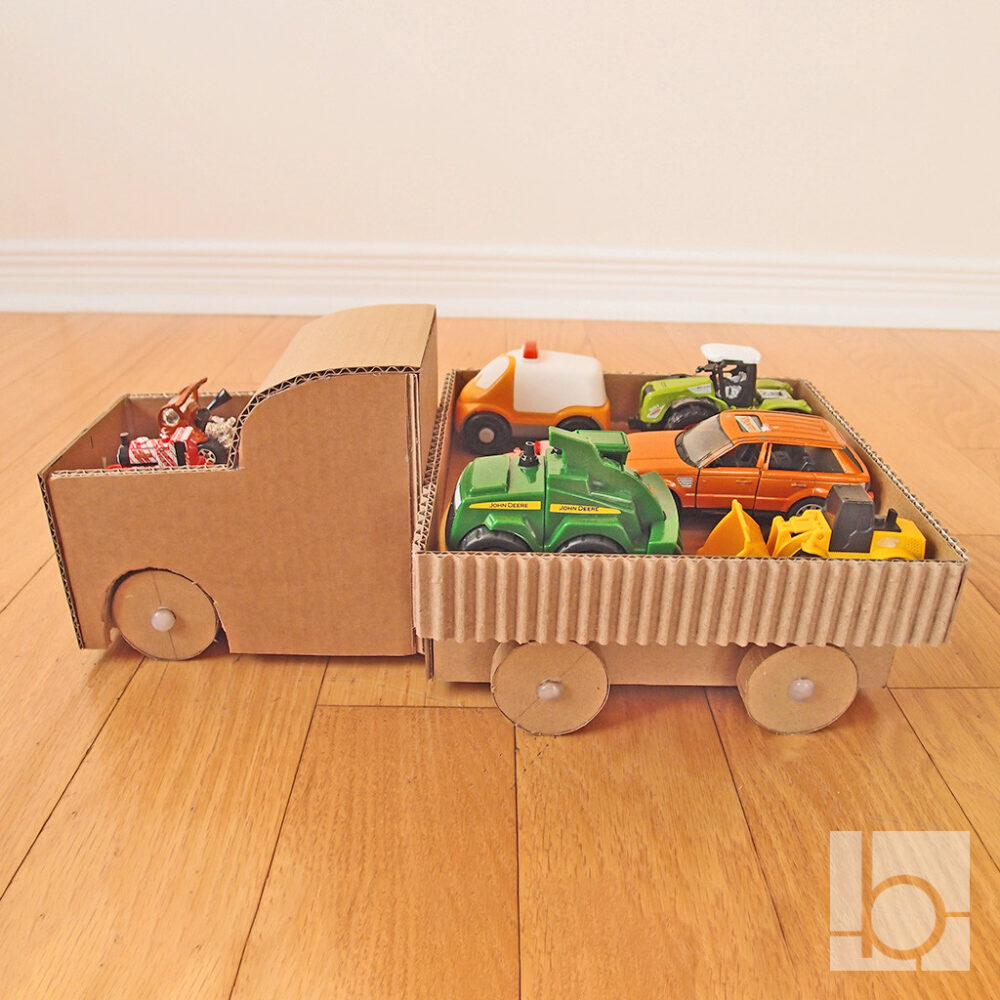 Cardboard Truck DIY