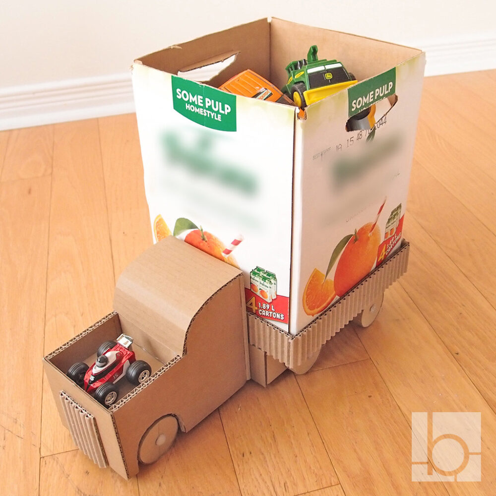 Cardboard Truck DIY
