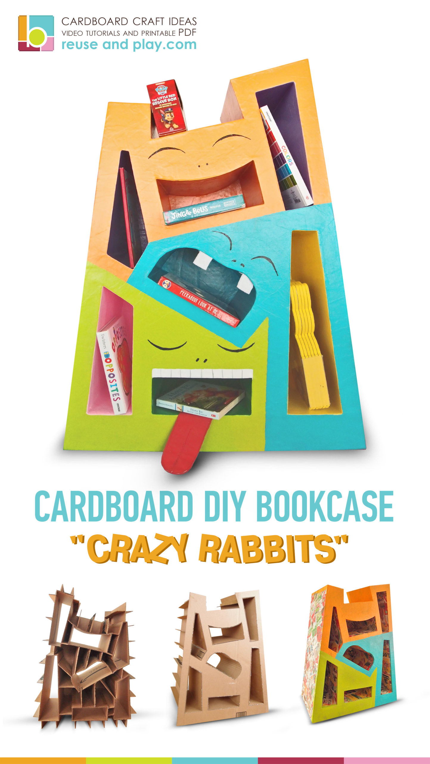 Cardboard Craft Books · Book Nerd Mommy
