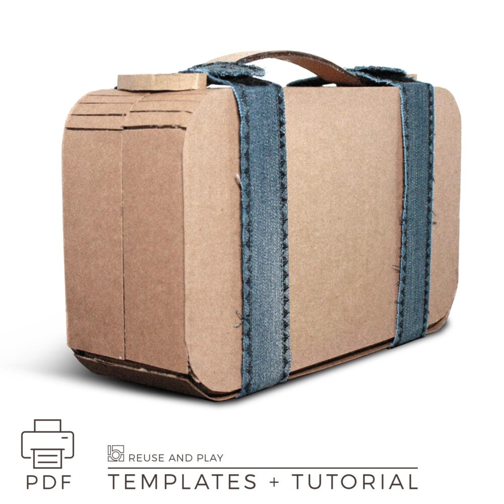 Toy car storage with a parking templates and tutorial