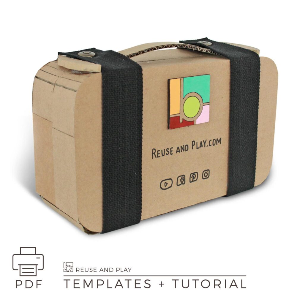 Toy car storage with a parking templates and tutorial