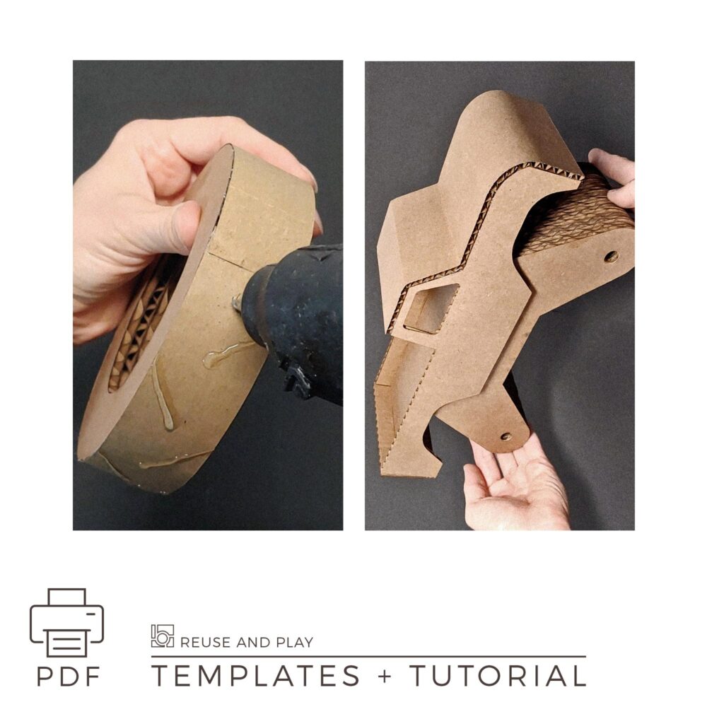 Monster Truck Templates for cardboard craft