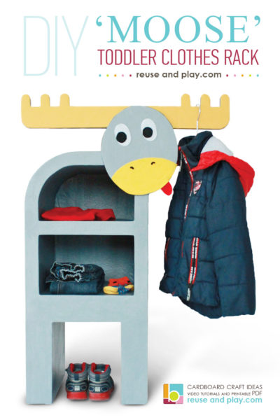 Kids Clothes Rack DIY printed PDF