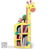 animal shaped bookshelf Giraffe