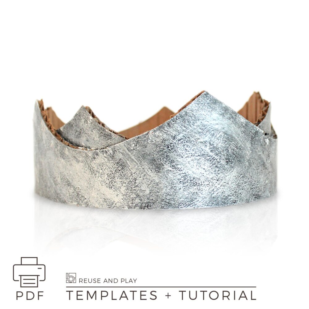 Cardboard Crown Template and Tutorial