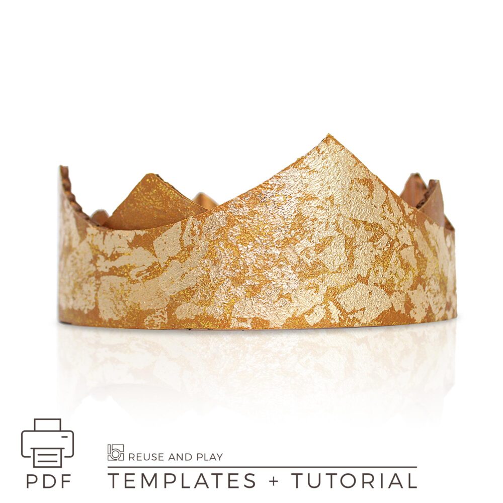 Cardboard Crown Template and Tutorial
