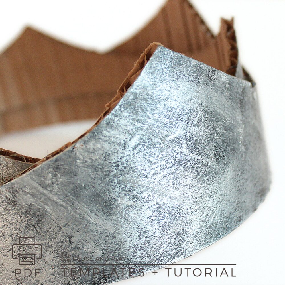 Cardboard Crown Template and Tutorial
