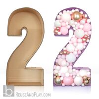 Giant Birthday Numbers Template | Reuse and Play