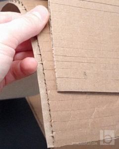 Giant cardboard number sides