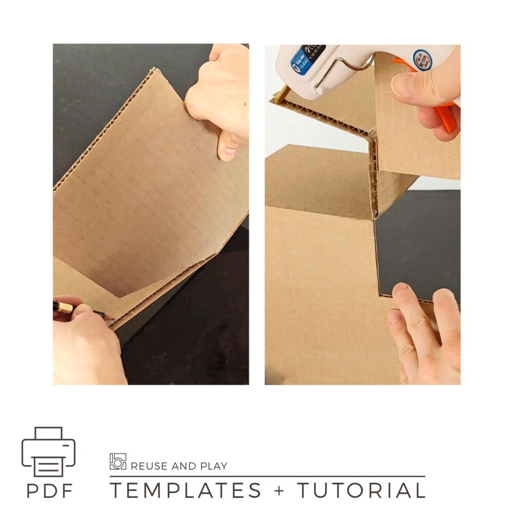 Giant Block Numbers templates for balloon mosaic and standee