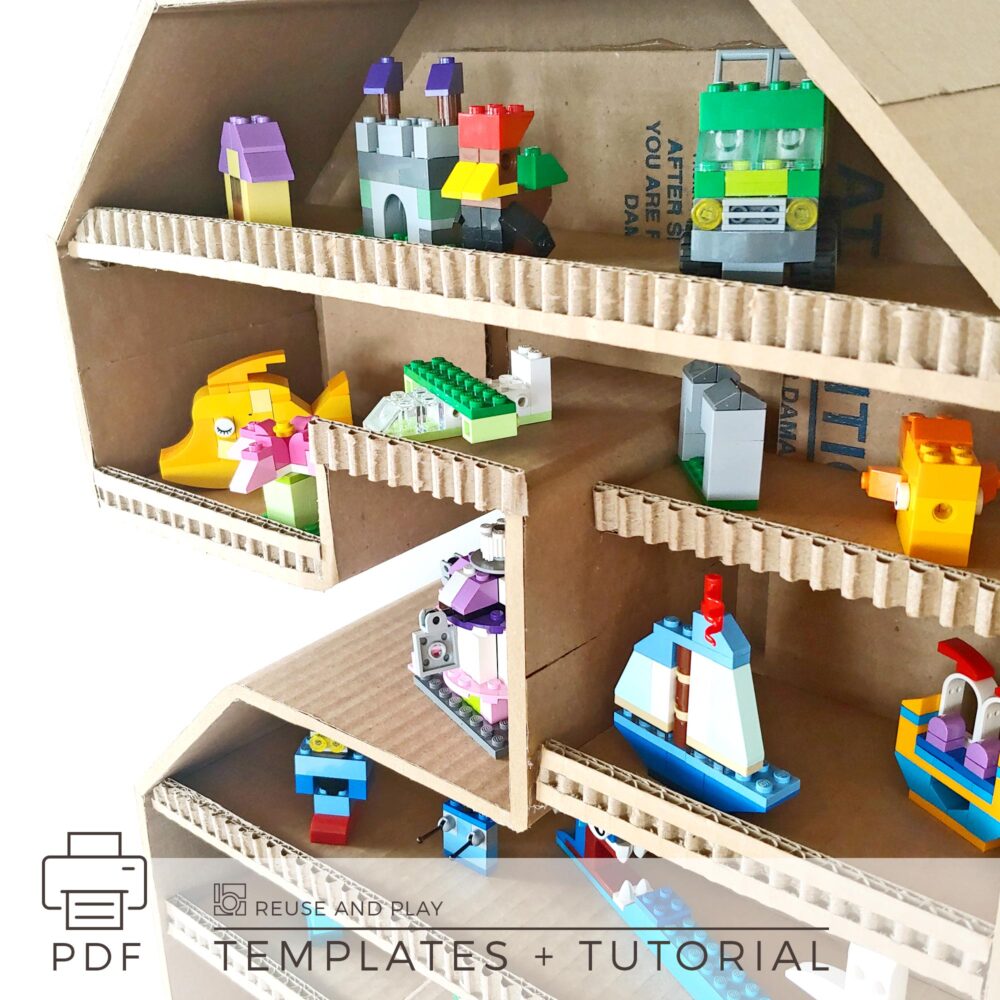 Giant Block Numbers templates for balloon mosaic and standee