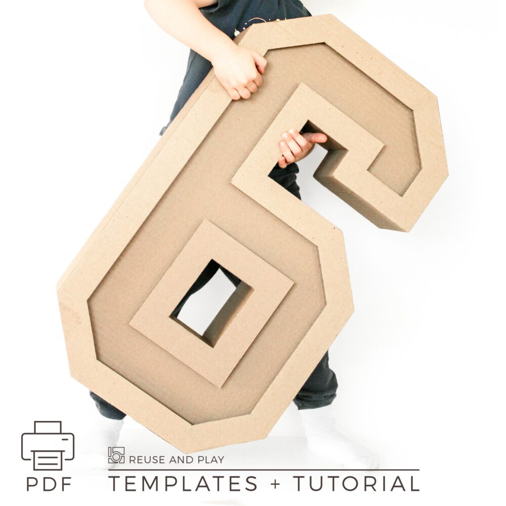 Light up Marquee Number Templates