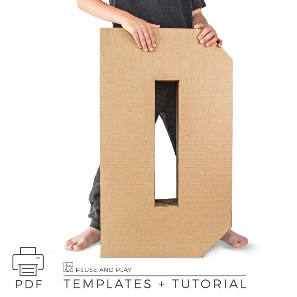 Giant Letters Standee Templates and Tutorial