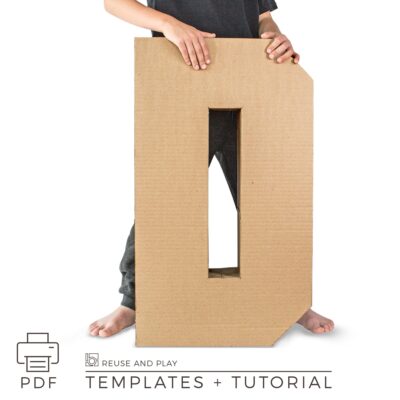 Giant Letters Standee Templates and Tutorial