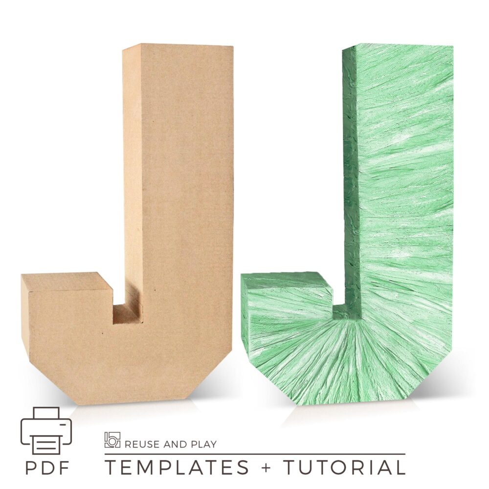 Giant Letters Standee Templates and Tutorial