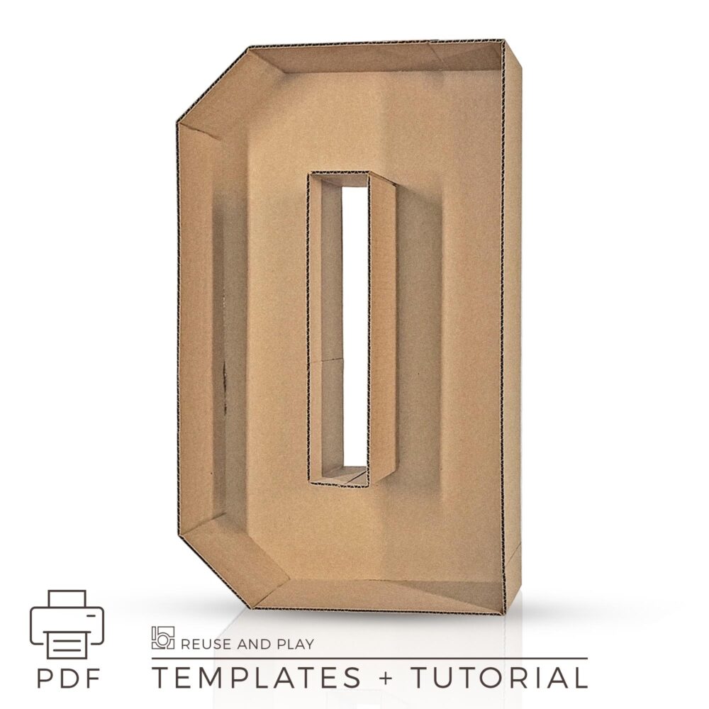 Giant Letters Standee Templates and Tutorial
