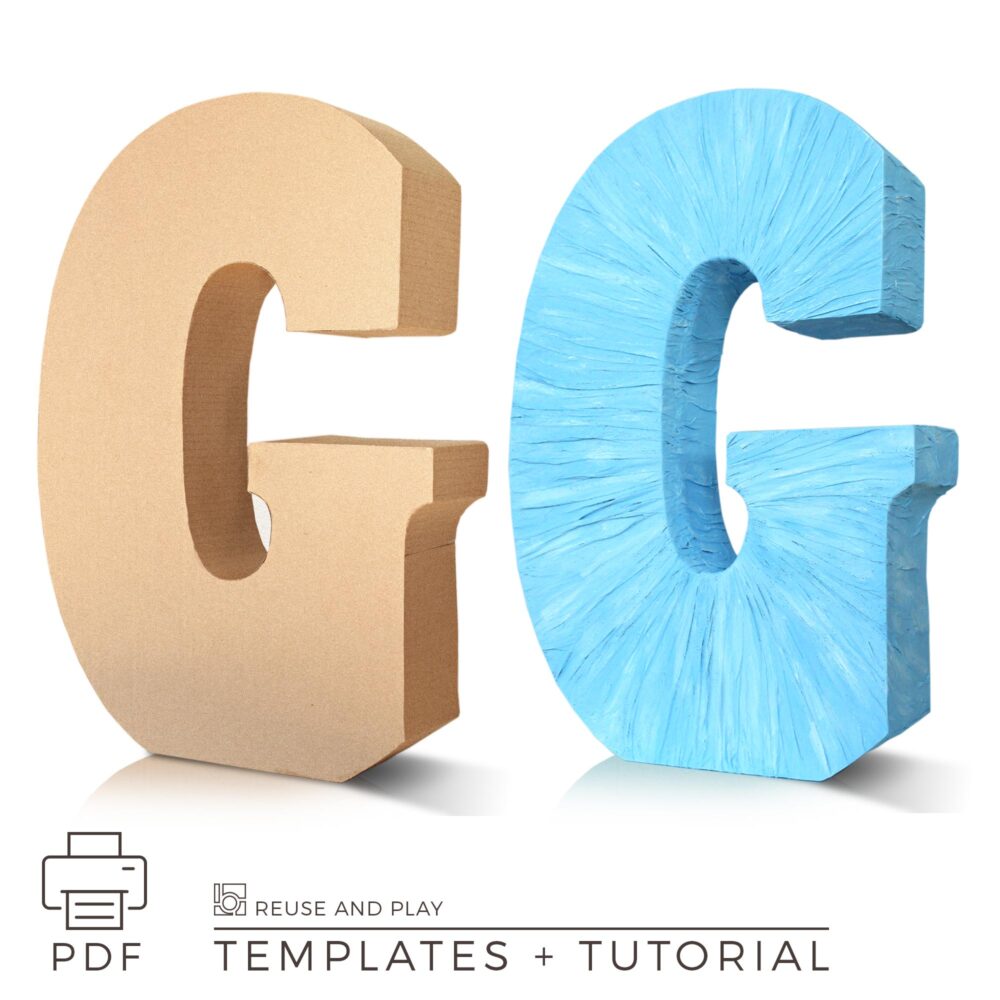 Giant Letters Balloon Mosaic Templates and Tutorial