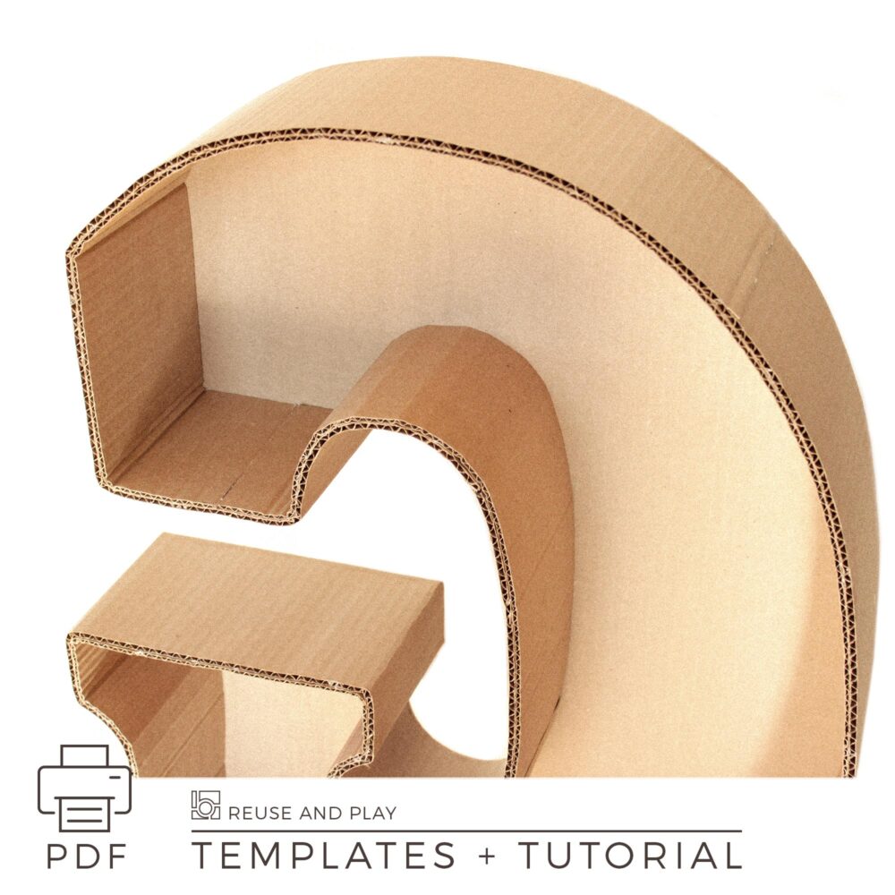 Giant Letters Balloon Mosaic Templates and Tutorial