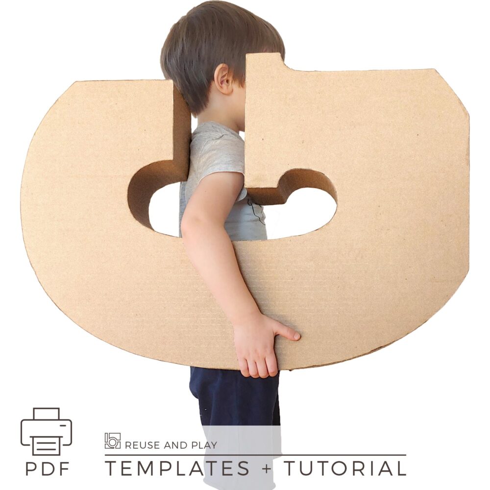 Giant Letters Balloon Mosaic Templates and Tutorial