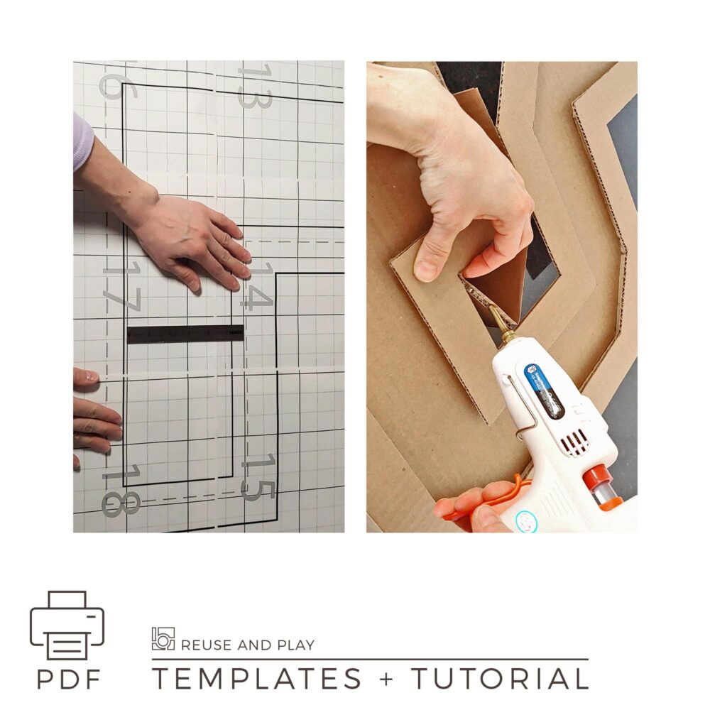 Giant Marquee Letters Standee Templates and Tutorial