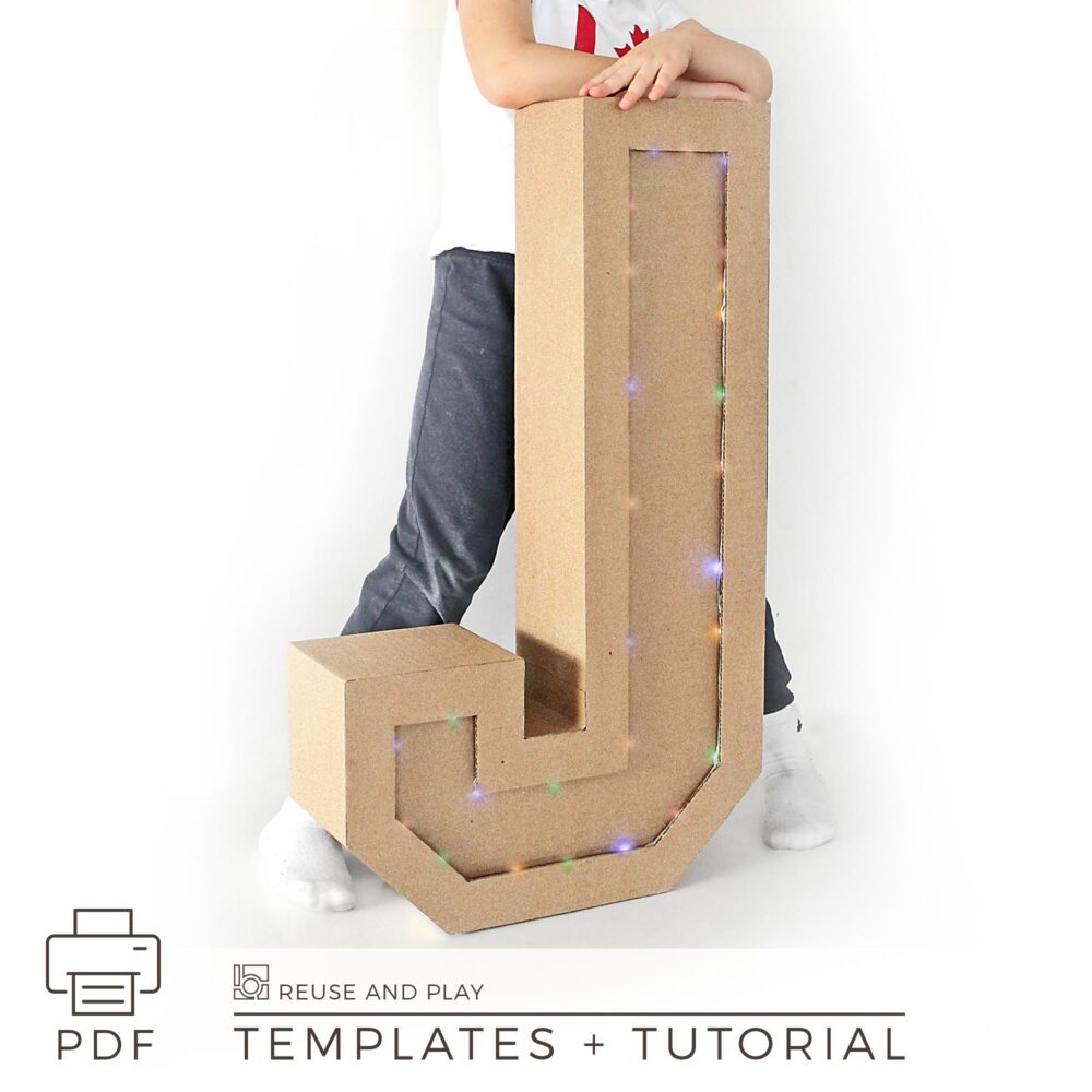 Giant Marquee Letters Standee Templates and Tutorial
