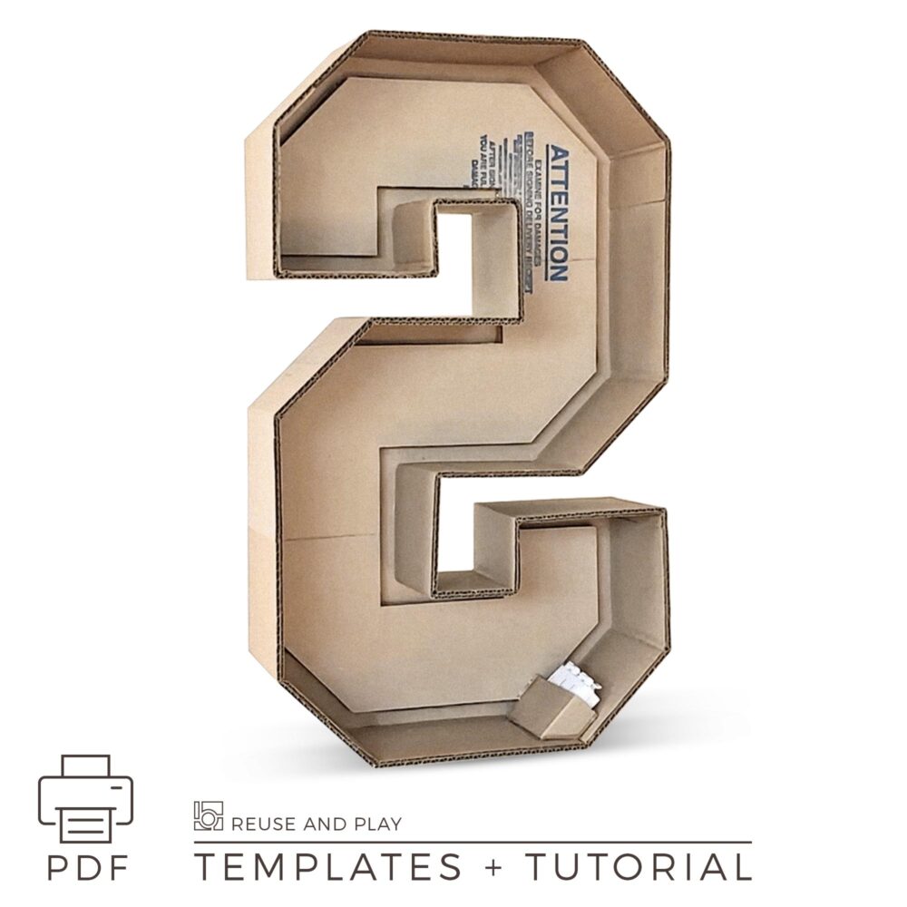 Giant Marquee Letters Standee Templates and Tutorial
