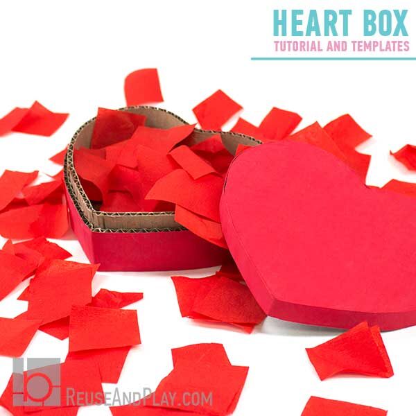Heart-Shaped Gift Box for Valentine's Day