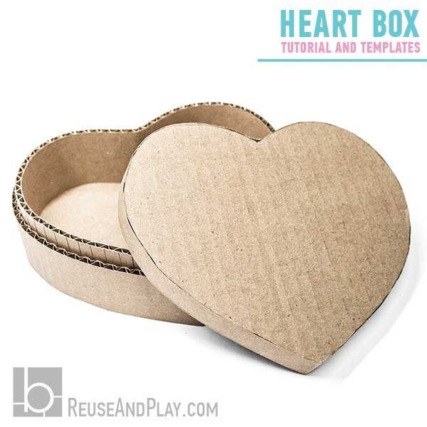 Heart-Shaped Gift Box out of cardboard
