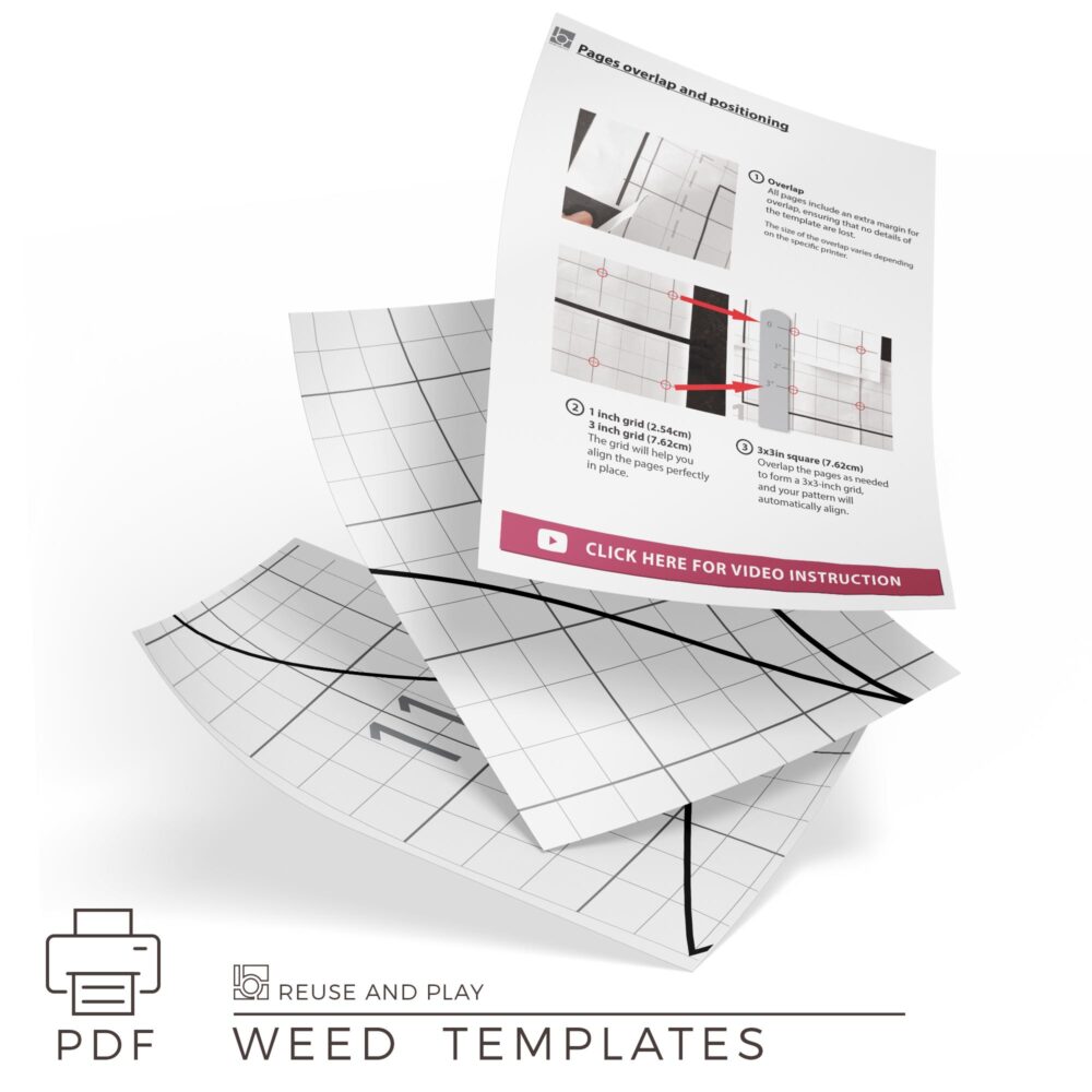 Giant weed Balloon Mosaic Templates