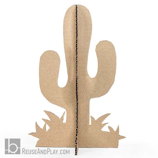 Cactus Standee Templates printable PDF