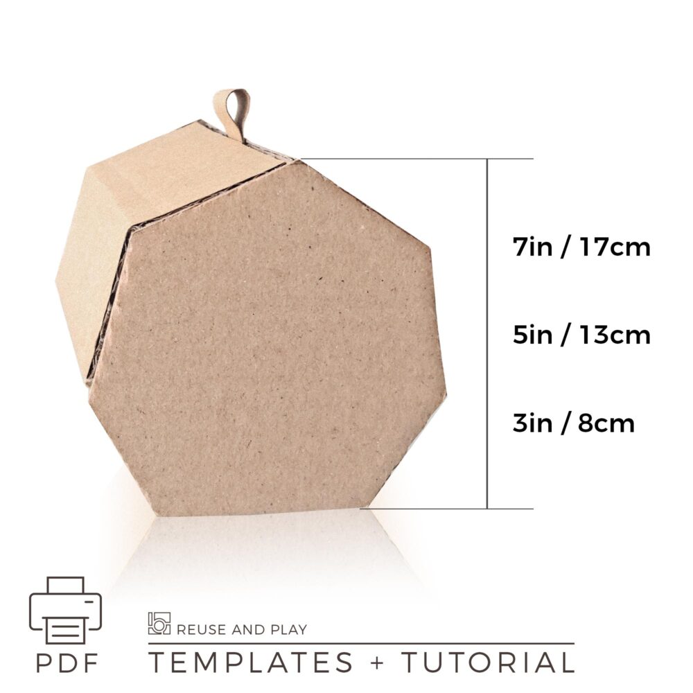 DIY Gift Box Template and Tutorial