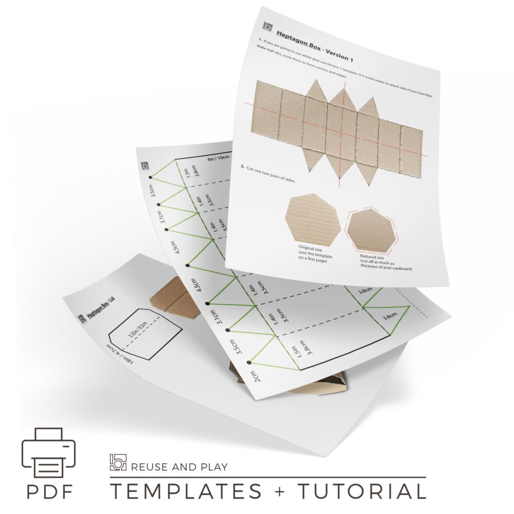 DIY Gift Box Template and Tutorial