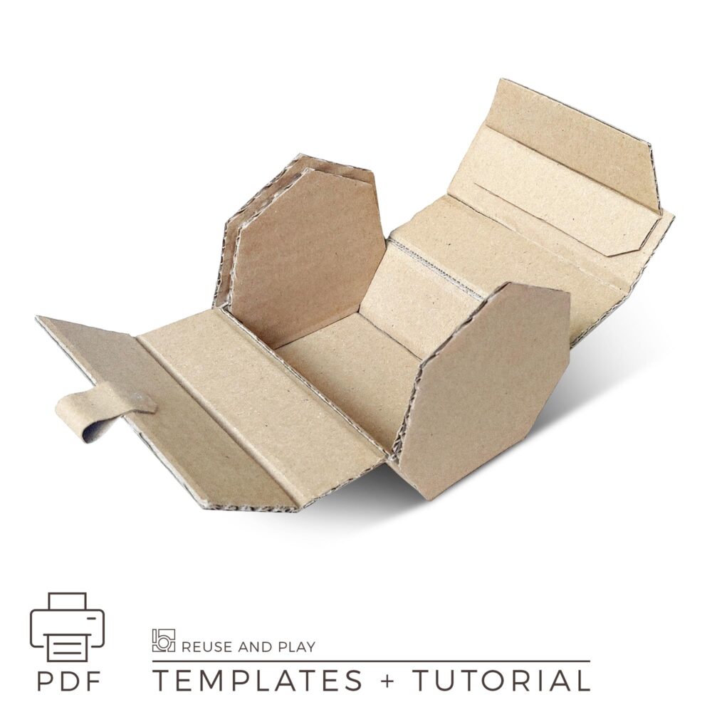 DIY Gift Box Template and Tutorial
