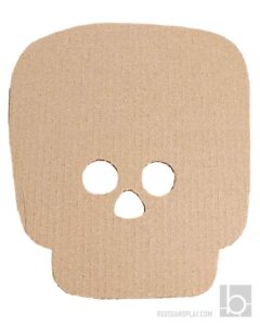 Cardboard Skull Front