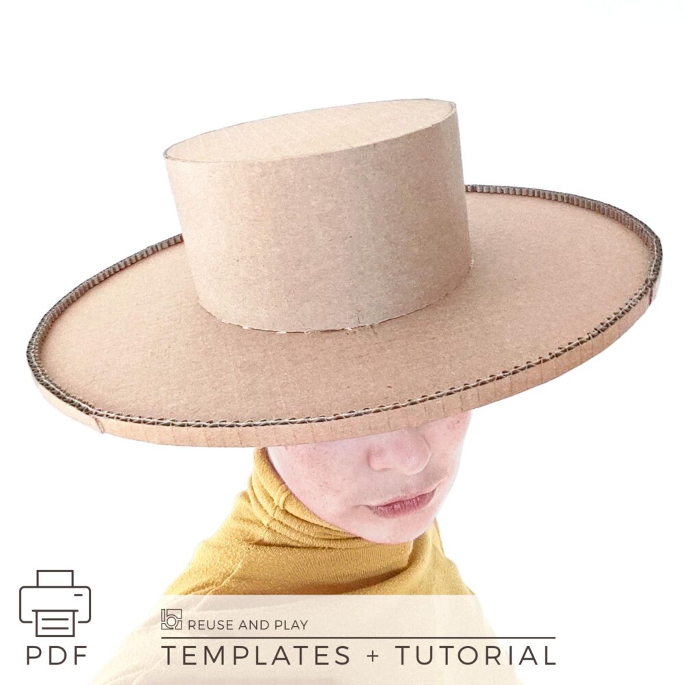 Cardboard Top Hat Pattern and DIY Tutorial