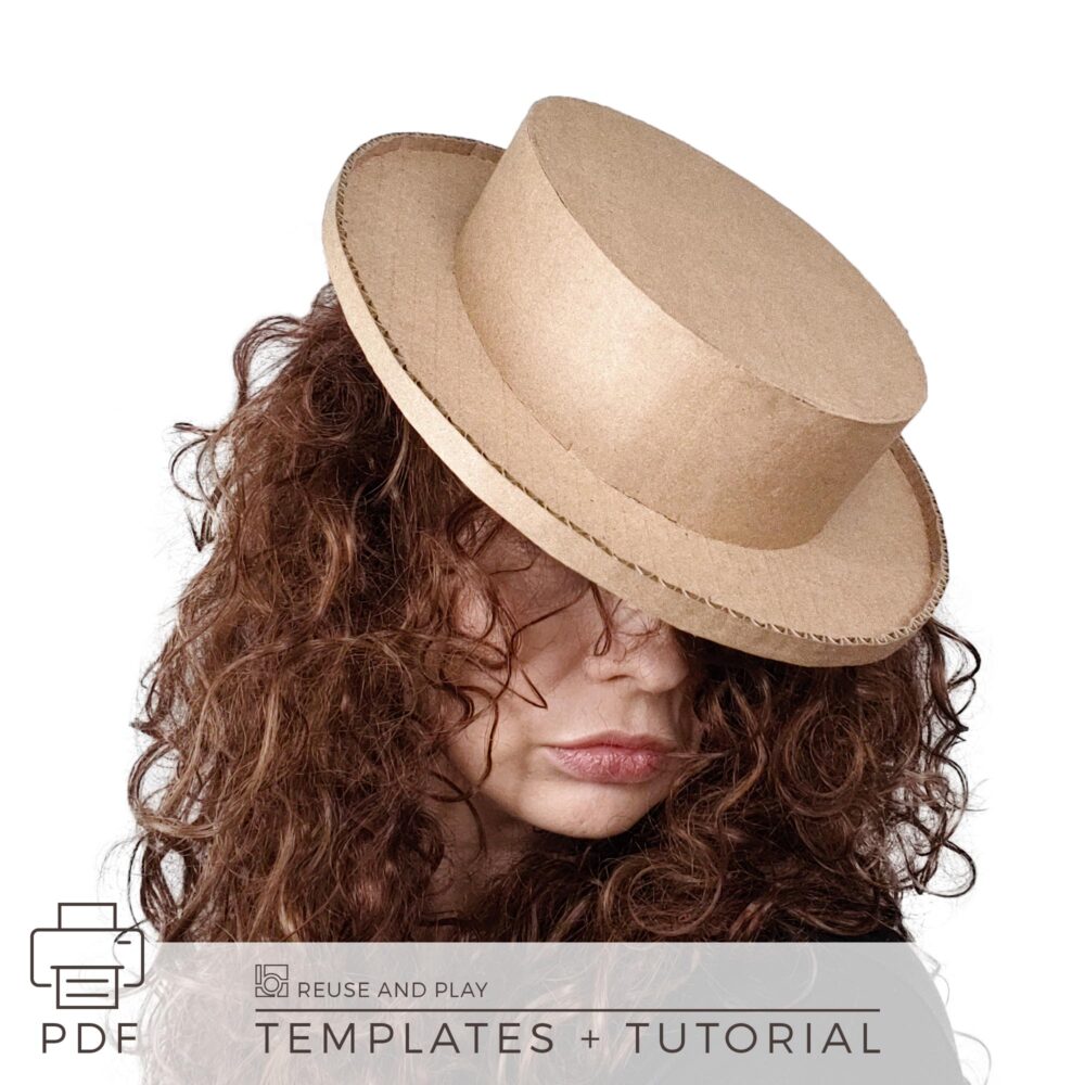 Cardboard Top Hat Pattern and DIY Tutorial
