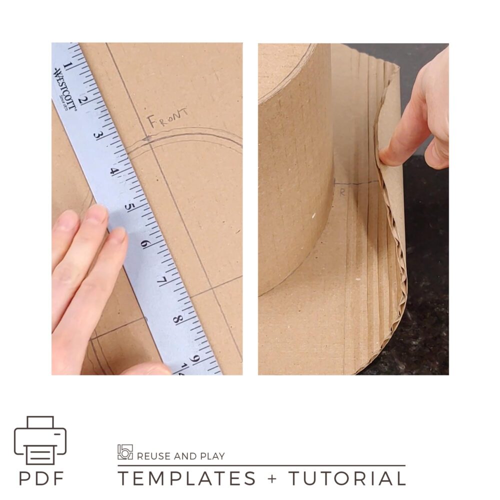 Cardboard Top Hat Pattern and DIY Tutorial