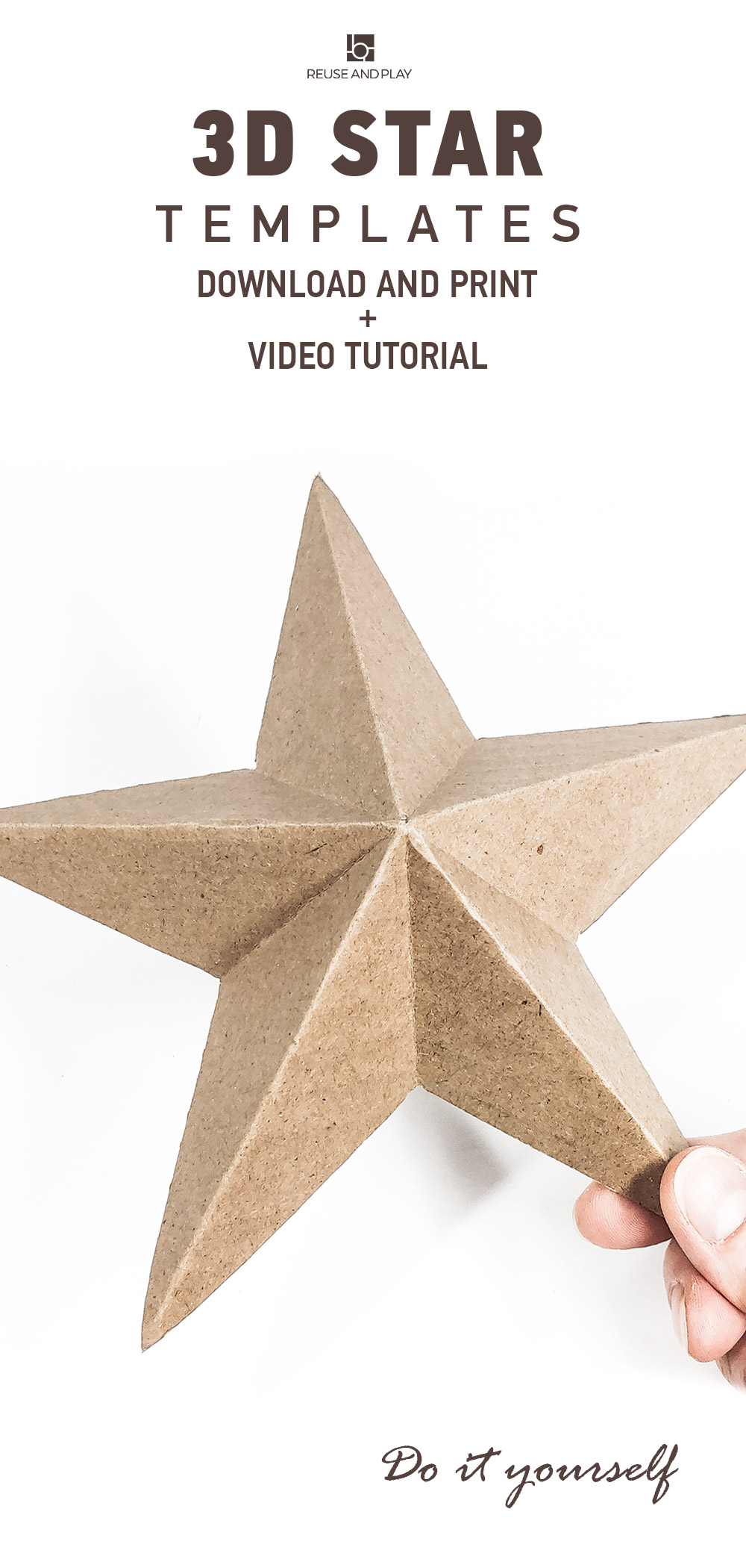 3D Star Template – Create stunning 3D stars with this super easy, printable template! Perfect for DIY home decor, party decorations, or holiday crafts. Just print, cut, and assemble to add a creative touch to any space. Great for all ages and skill levels!