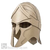 knight's helmet with this DIY pattern and tutorial