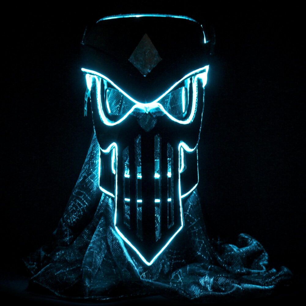 Undead Queen Lich Helmet from cardboard Template