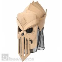 Skull helmet from cardboard