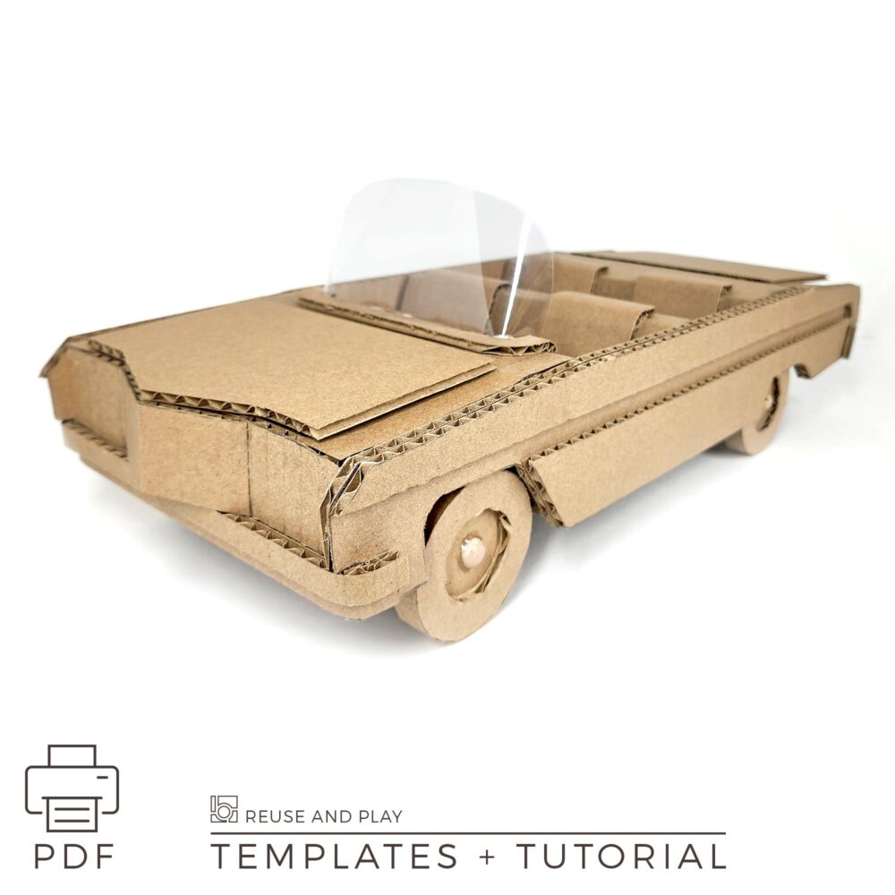 Classic ‘64 Lowrider Cardboard Car Pattern